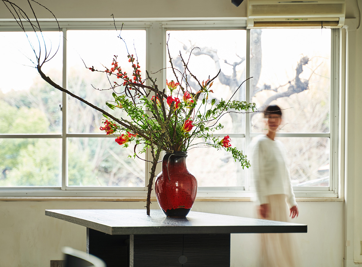 華道家 大谷美香 Ikebana Artist 東京にある草月流生け花体験教室 アトリエ双香