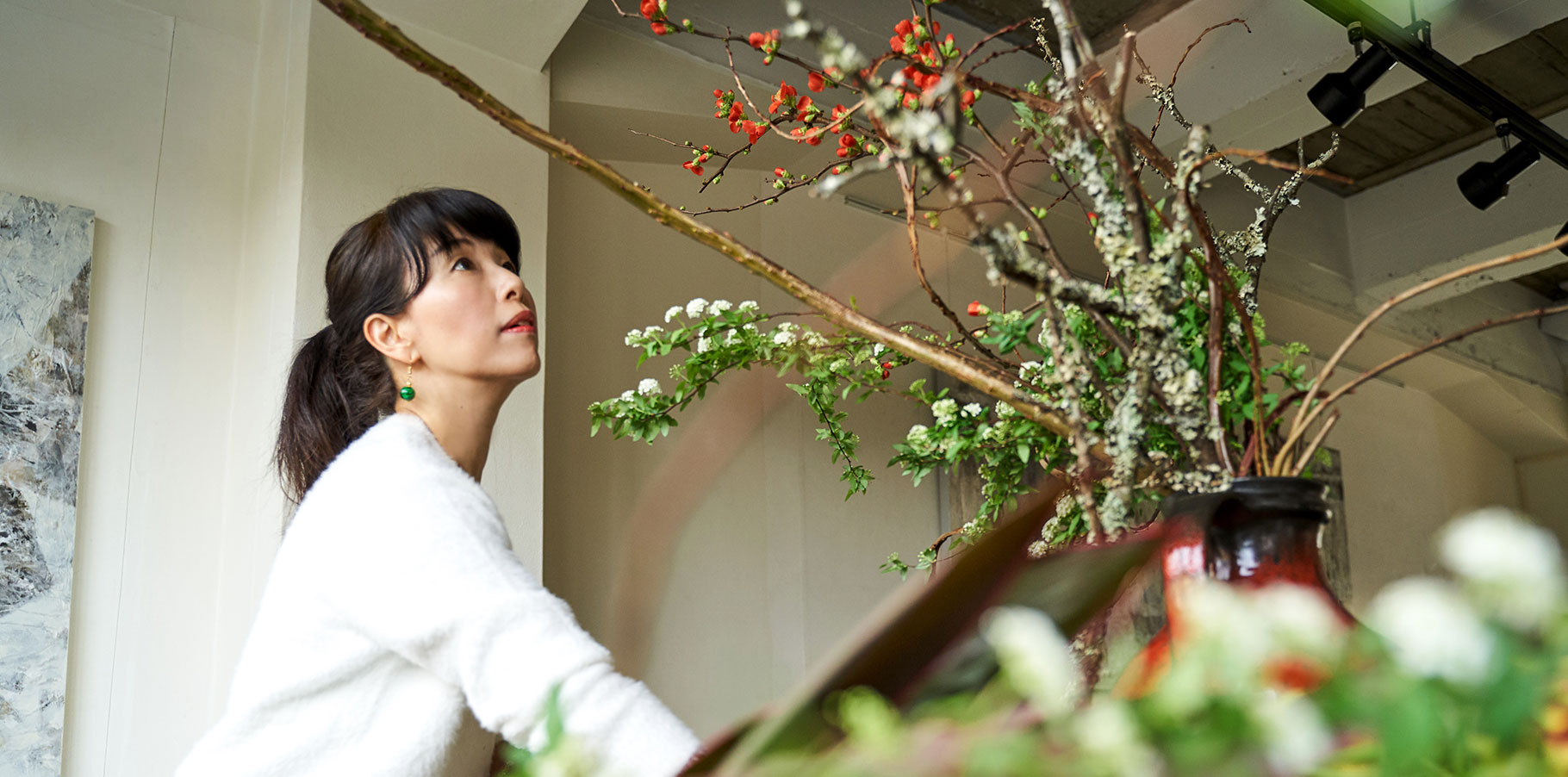 華道家 大谷美香 Ikebana Artist 東京にある草月流生け花体験教室 アトリエ双香